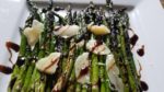 Charcoal grilled Asparagus with Parmesan Reggiano cheese