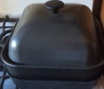 The Cast Iron stove top smoker pan is a wonderful addition to any kitchen for indoor, condo smoking