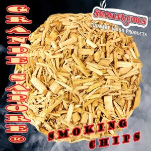Smokinlicious® Grande Sapore-larger smoker wood chips are crushed to preserve the great moisture level to be released during the cooking process.