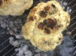 nicely charred Cauliflower ready for our recipe!