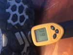 Temperature of sole post cool down