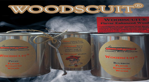 Woodcuits® flavor infused wood is now packaged in Cans