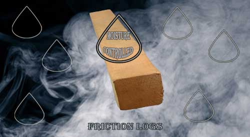 The Smokinlicious® friction log is not only cut to the correct sizing, we also customize the moisture level for optimal smoke generation. 