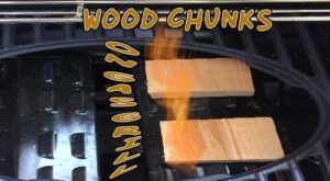 TEXAS CLUB Whiskey Barrel Smoking Wood Chunks – Oak BBQ Chunks For Grill, Smoker & Outdoor Cooking